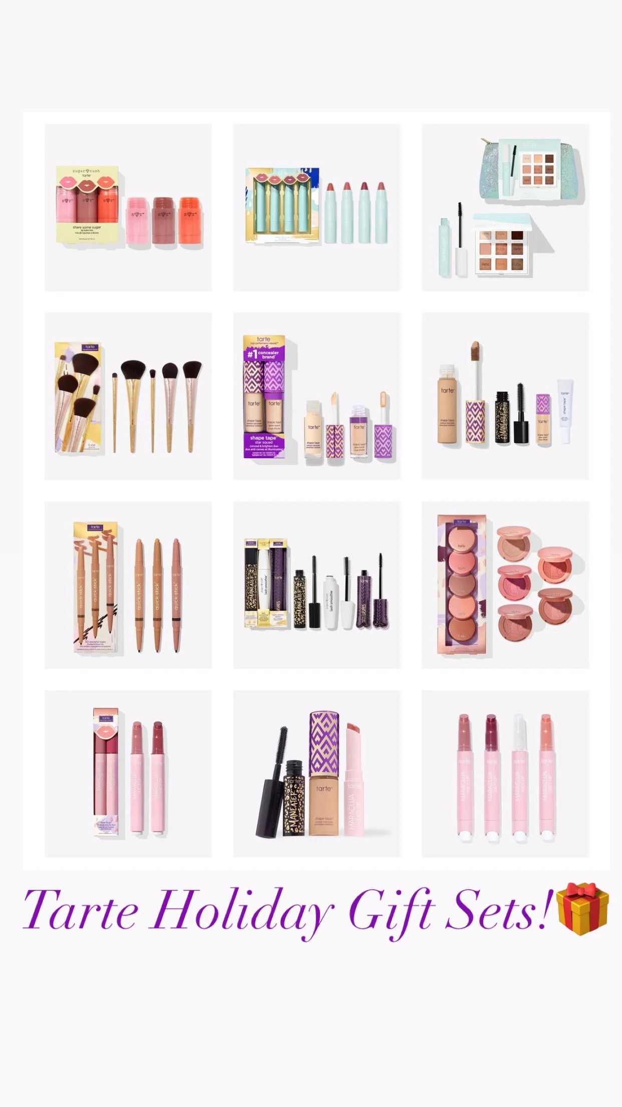 Tarte Holiday Gift Sets