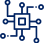 A digital representation of a neural network diagram with interconnected nodes and lines.