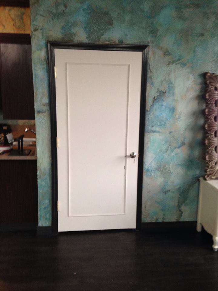 Added Trim to Plain Office Doors