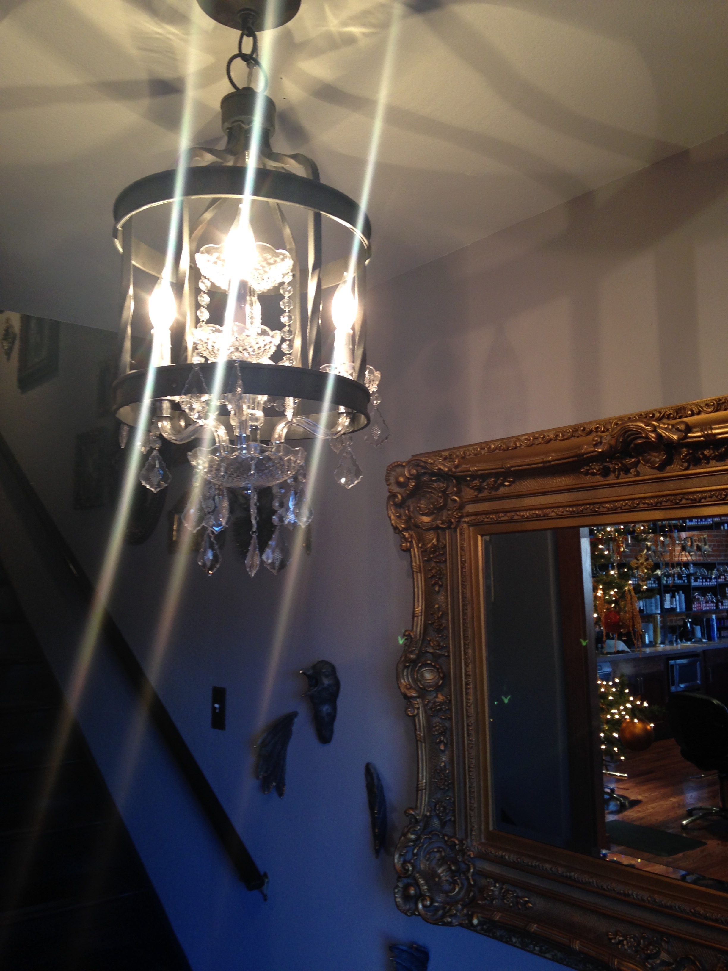 Created this Chandelier for Entry