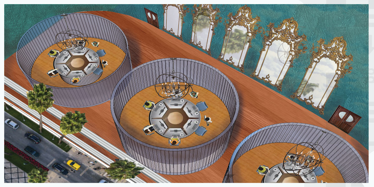 Ballroom with Extendable Walls for Conference Rooms