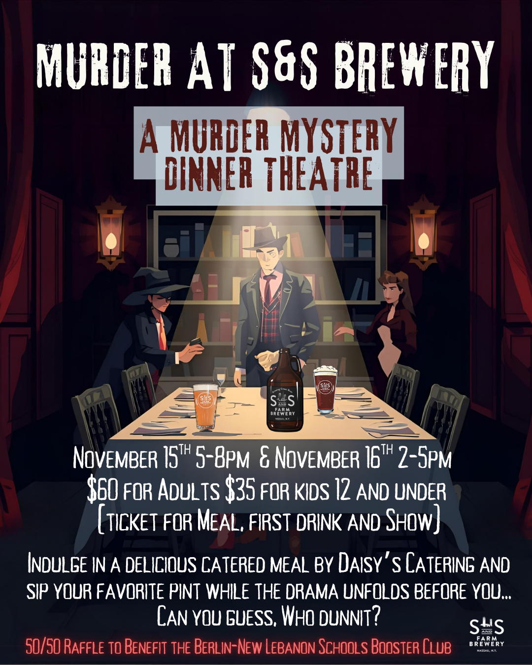 S&amp;S Murder Mystery Dinner: Murder at the Brewery