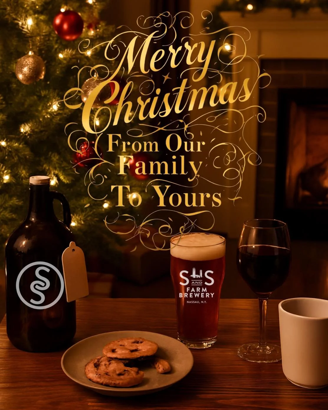 Merry Christmas from the S&amp;S Family 🍻