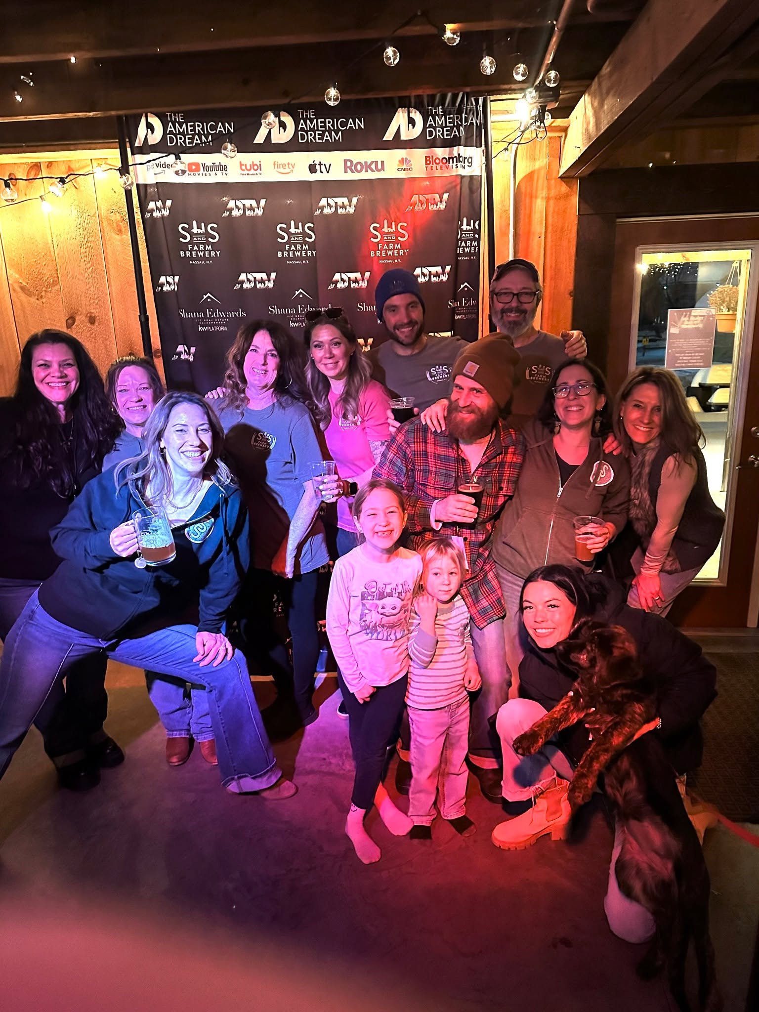 What an incredible night we had celebrating at our Video Release Party with @shanasellsthecapitaldistrict who chose our small farm brewery as the first to be highlighted for her new series on  @theamericandreamtv. Every family business has its own un