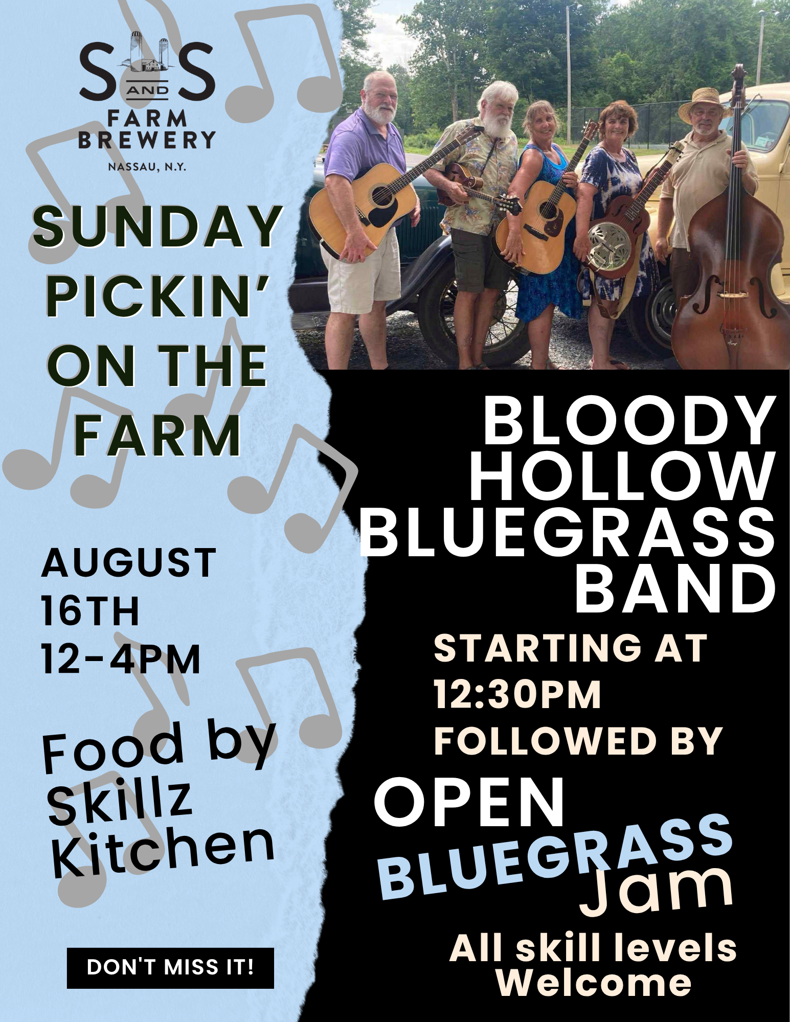 Pickin' on the Farm- Open Jam and Music by Bloody Hollow Bluegrass