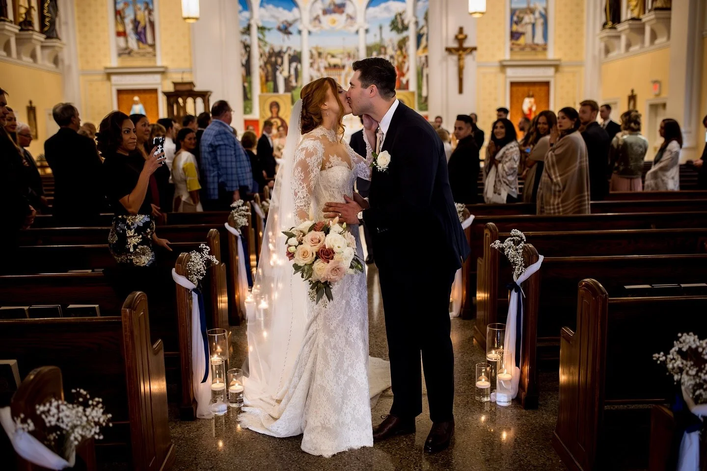 About last night 😍 @samyg23 and @alex.boryszczuk had quite an incredibly beautiful wedding day! We waited a long time for this one and were so honored to be invited into their day to capture these memories for them!