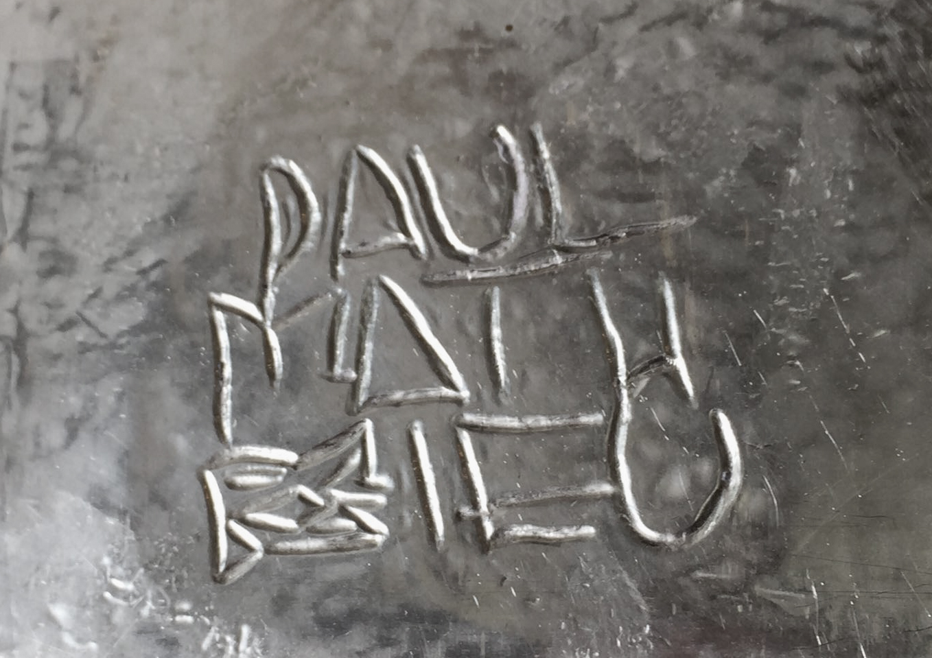 Paul Mathieu Signature Stamp on Silver