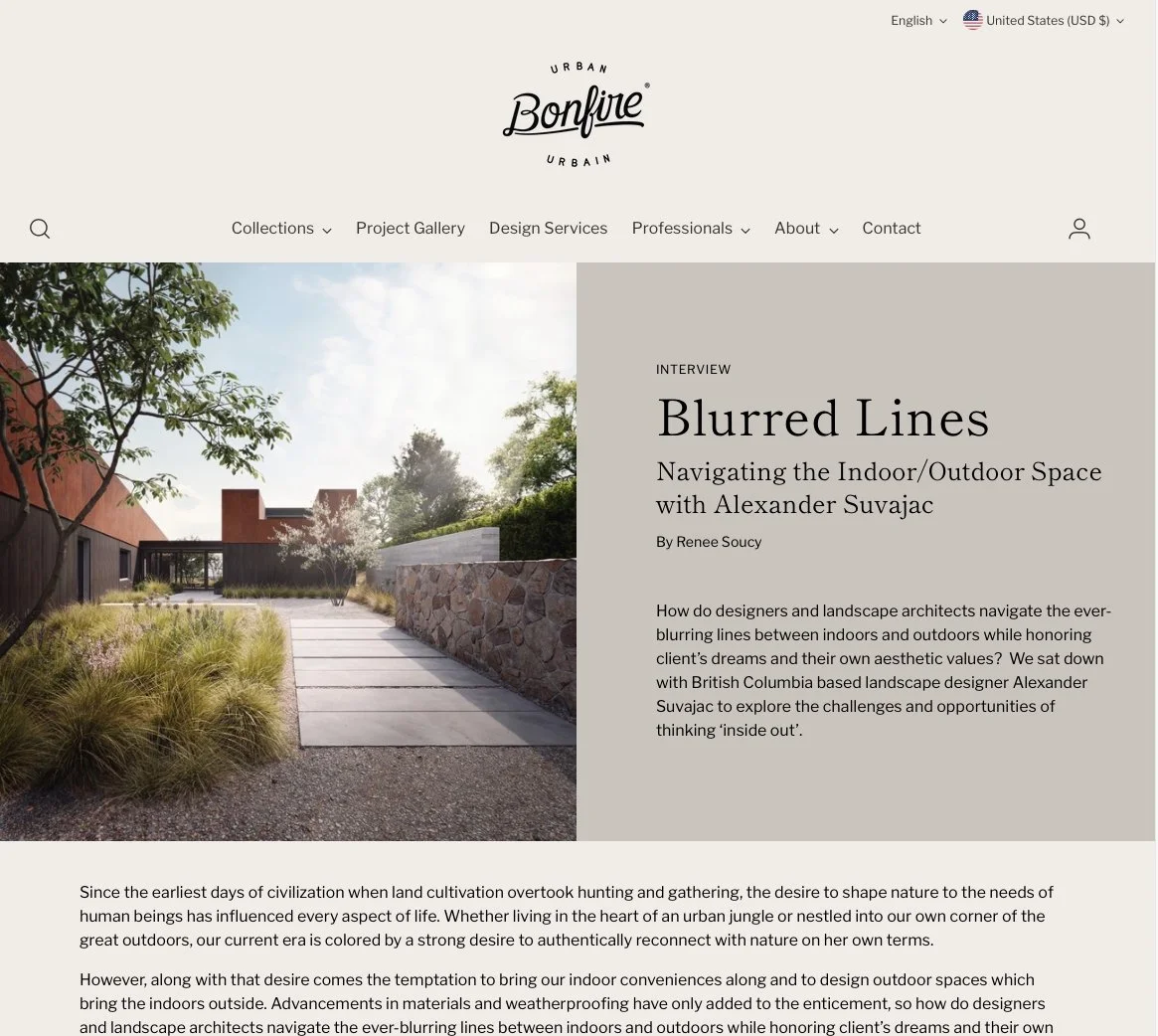 Article for Urban Bonfire, 2025
