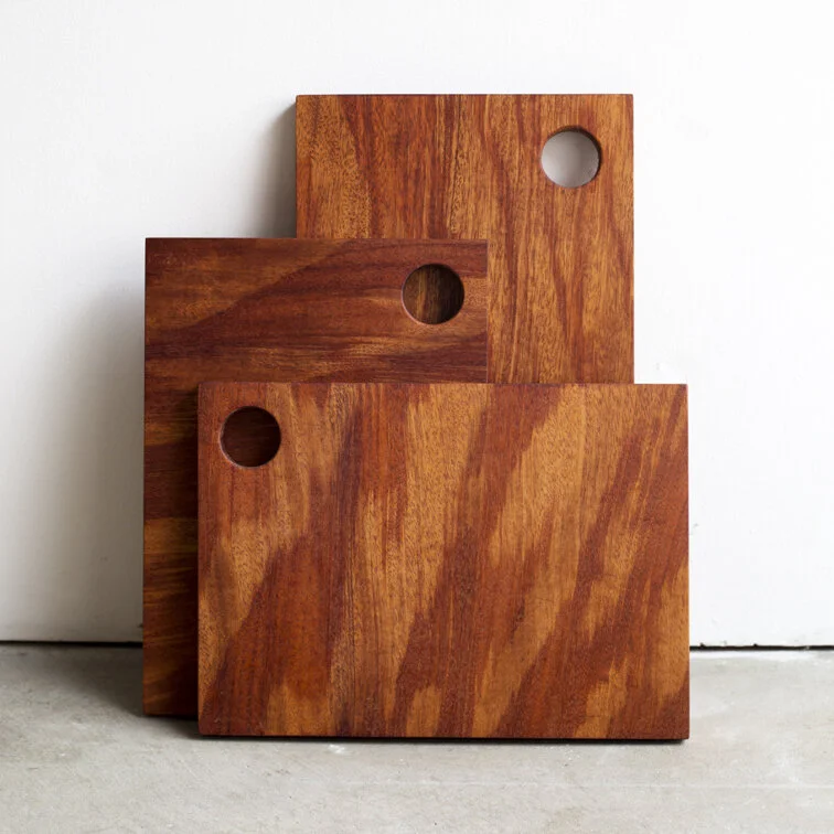 Along Blend with Nature. Handcrafted cutting boards by David Lopez.