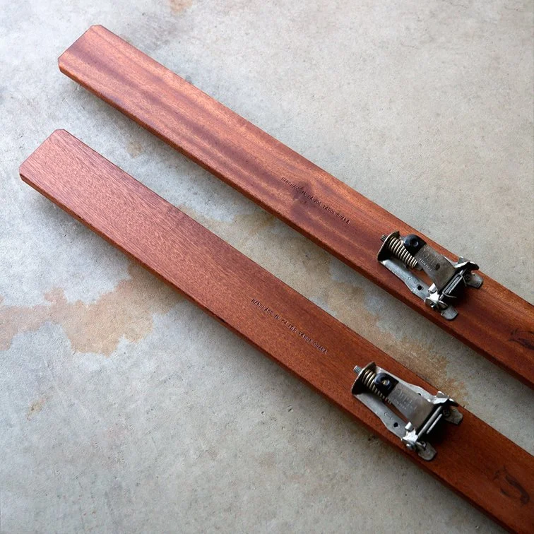 AFRICAN SAPELE SKIS