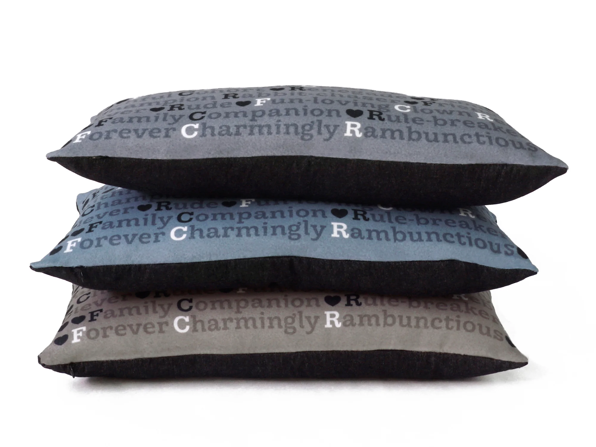 FUN CUSHY RAD - DOG PILLOW - for BED/CRATE (neutrals)