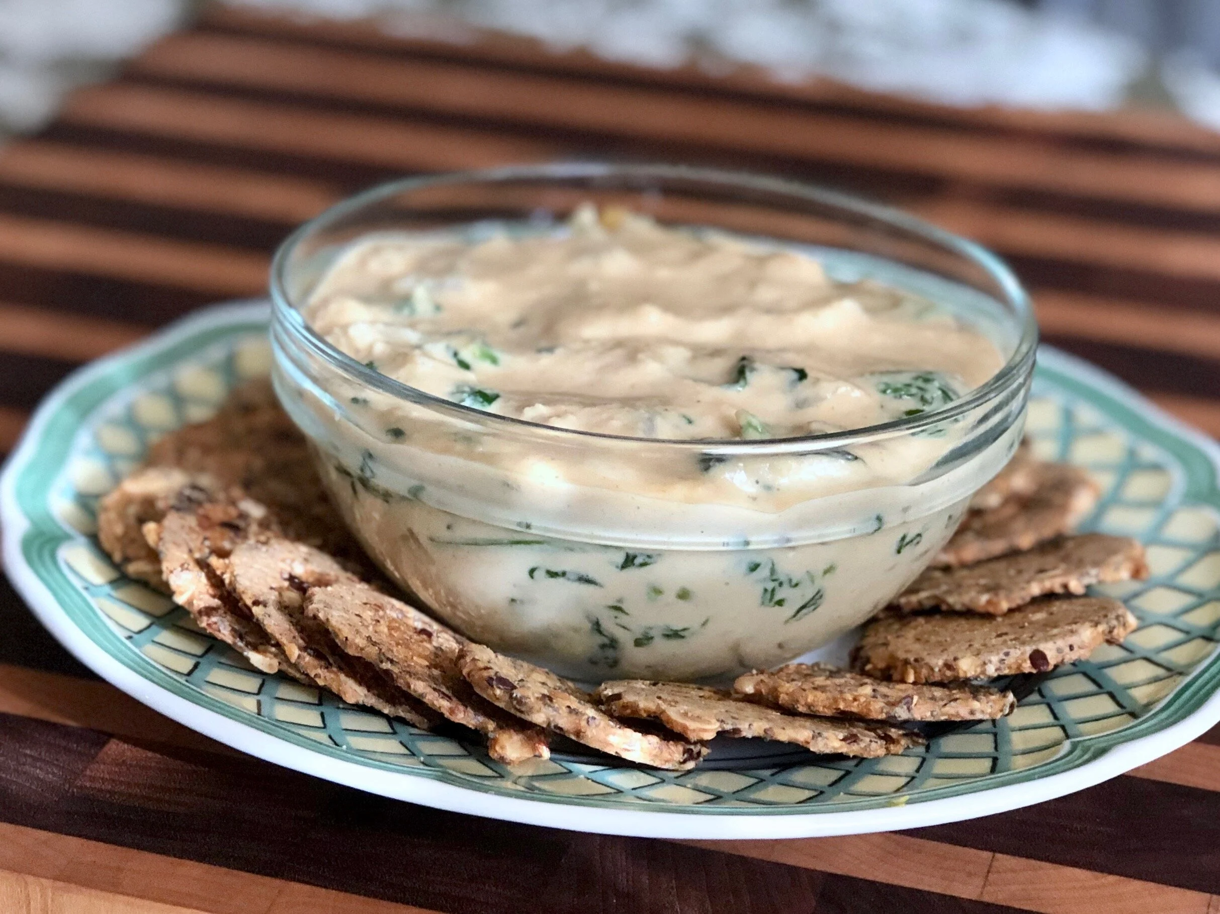 Cheesy Vegan Spinach Dip