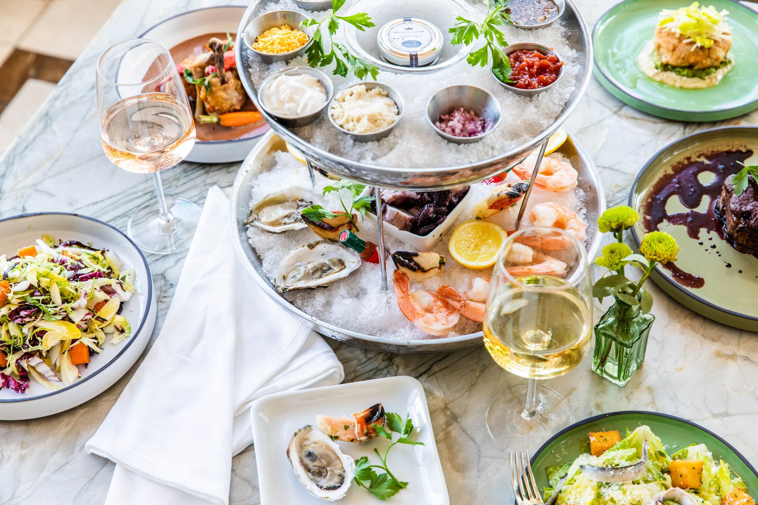 Seafood Feast and Caviar