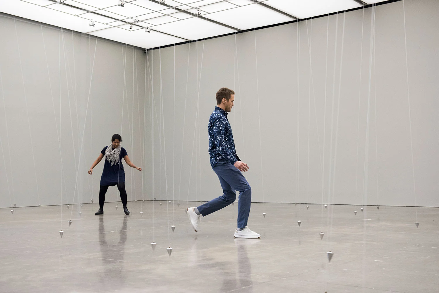 William Forsythe, Nowhere and Everywhere at the Same Time, No. 3, 2015. Courtesy of Museum Für Moderne Kunst Frankfurt Am Main, Germany; the artist; and Gagosian, NewYork. Photography by Liza Voll © William Forsythe