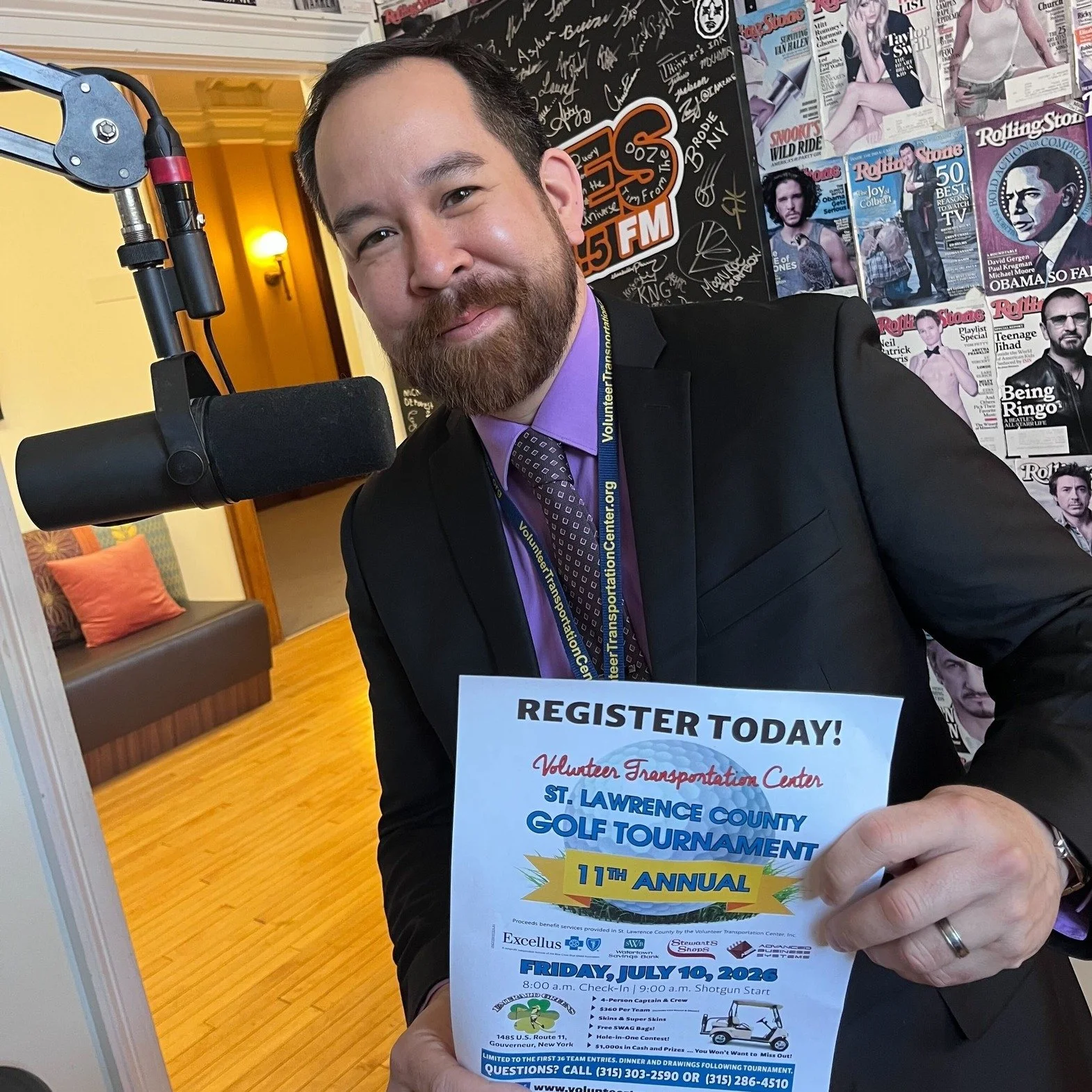 INTERVIEW SPOTLIGHT: VTC'S 11TH ANNUAL ST. LAWRENCE COUNTY GOLF TOURNAMENT!

Tim Sweeney sits down with Jeremiah Papineau to talk about one of the North Country's favorite summer fundraisers &mdash; the Volunteer Transportation Center's 11th Annual S