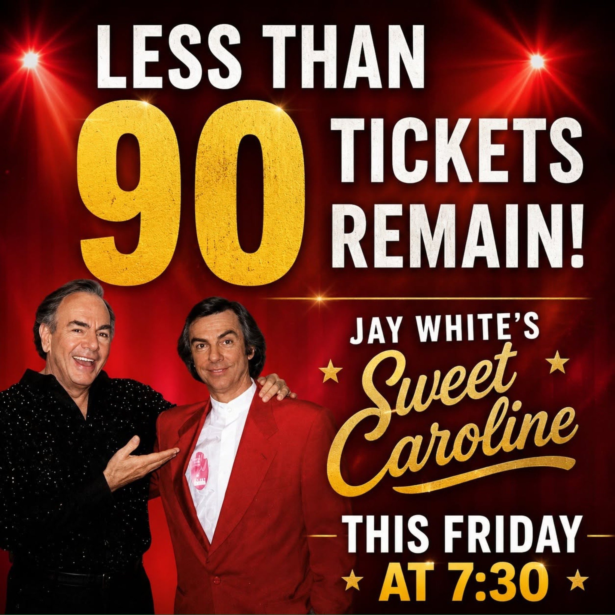 🎶🎤 INTERVIEW SPOTLIGHT: JAY WHITE'S SWEET CAROLINE TOUR COMES TO CLAYTON! 🎤🎶

Holly King sits down with Jay White, internationally acclaimed performer and widely recognized as the world's premier Neil Diamond tribute artist, to talk about his upc