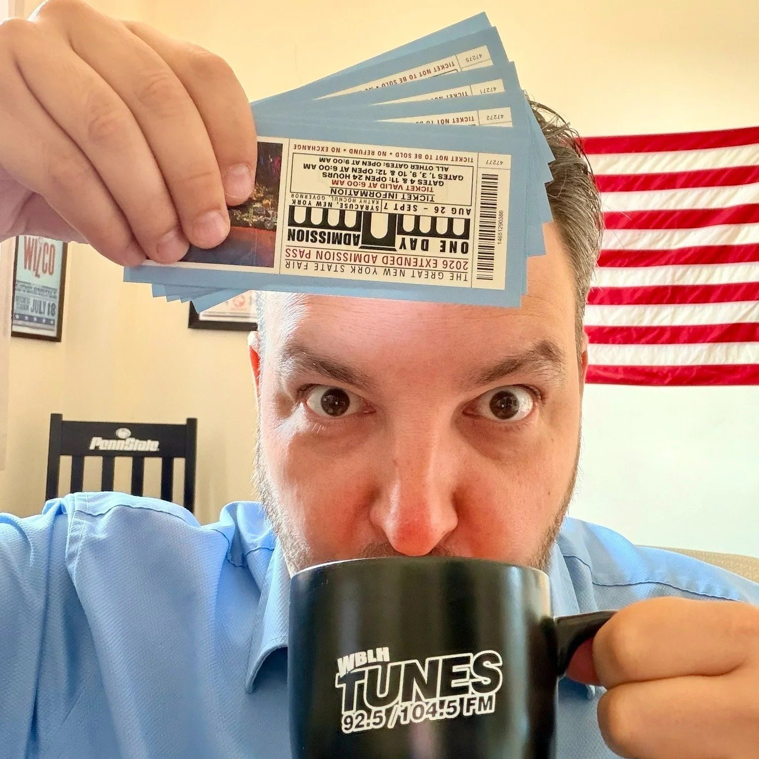🎟️ FREE TICKETS TO THE GREAT NEW YORK STATE FAIR up for Grabs at today's Watertown Farm &amp; Craft Market?! 🎡

Morning, NNY!

TUNES 92.5 &amp; 104.5 FM and I will be LIVE on LOCATION from the Watertown Farm &amp; Craft Market TODAY beginning at 10