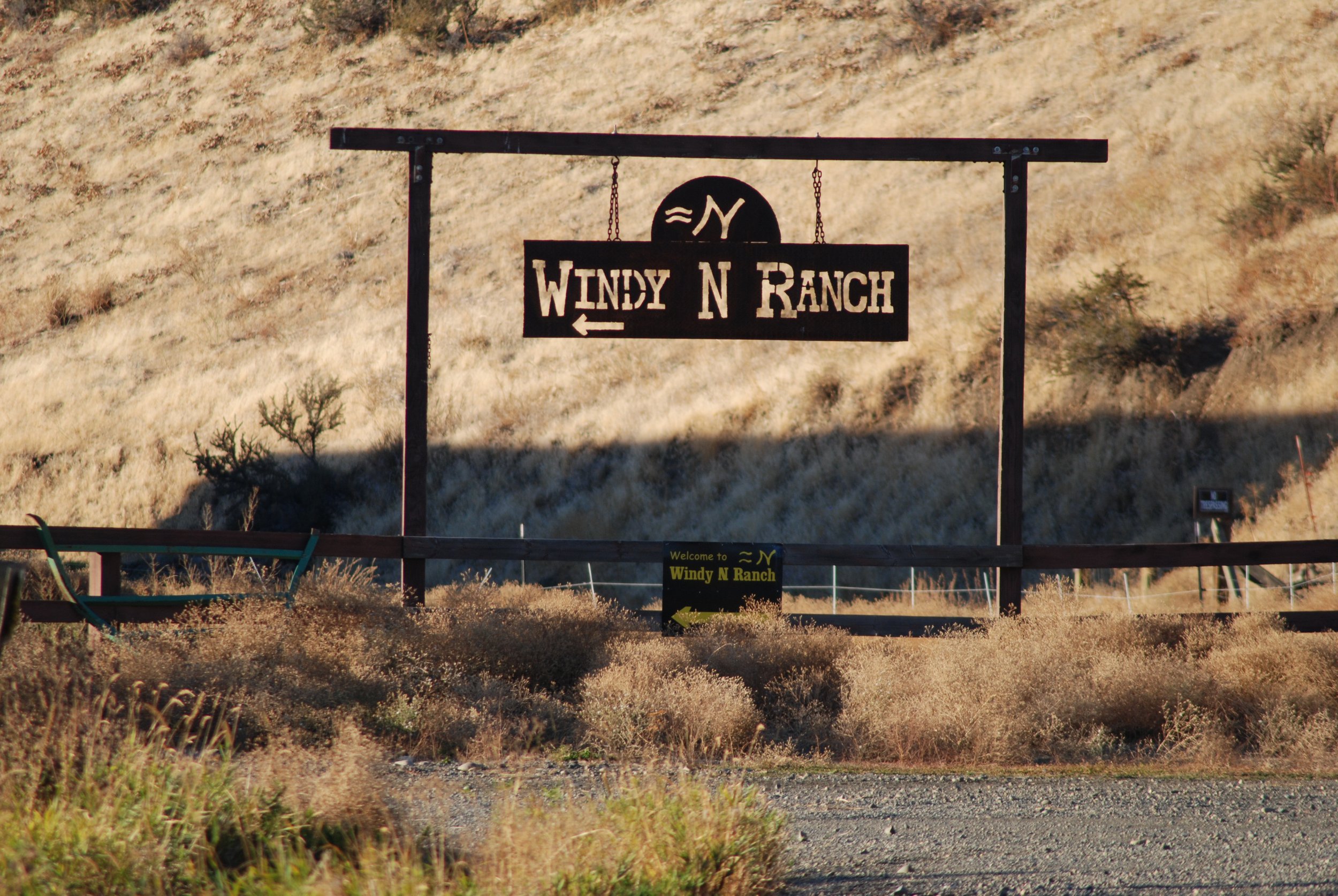 Windy N Ranch Sign