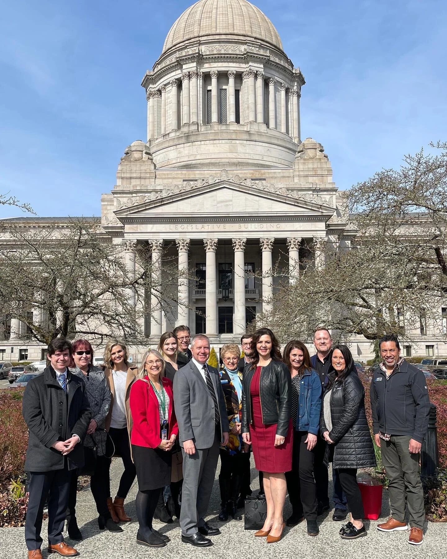 Advocating for #smallbusiness: Last Thursday, we teamed up with NFIB Washington for our Chamber Legislative Day in #Olympia. It was a full agenda, capped by an afternoon visit to the capitol campus on a beautiful day, and we had a purposeful meeting 