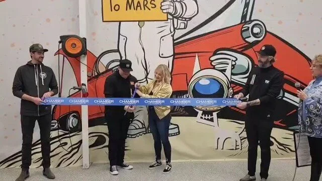 Lots to celebrate with SignDog! Yesterday&rsquo;s combination Wake Up &amp; Ribbon Cutting turned out quite the crowd, as this month marks SignDog&rsquo;s 11 years in business and three years at their location on Valley Avenue. They specialize in veh