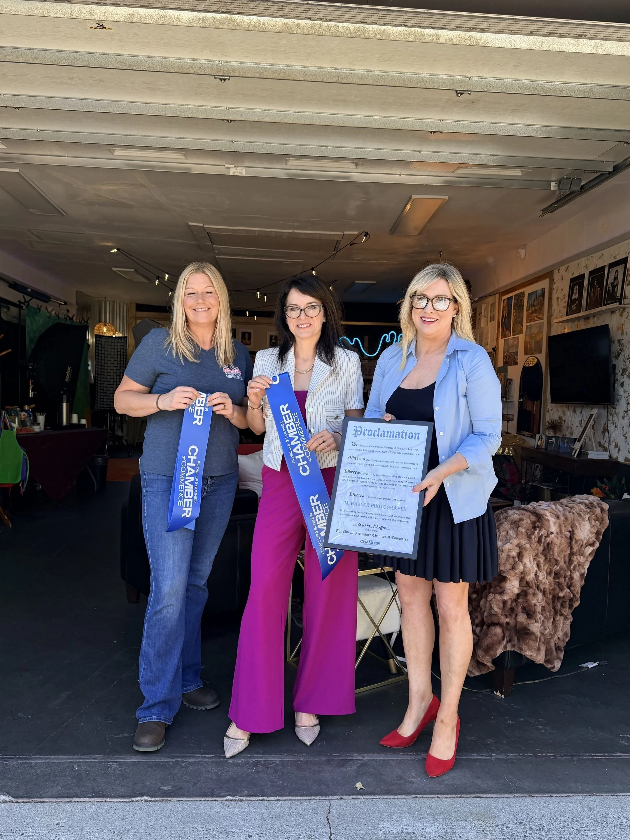 Wake Up &amp; Ribbon Cutting at M.Hajler Photography
