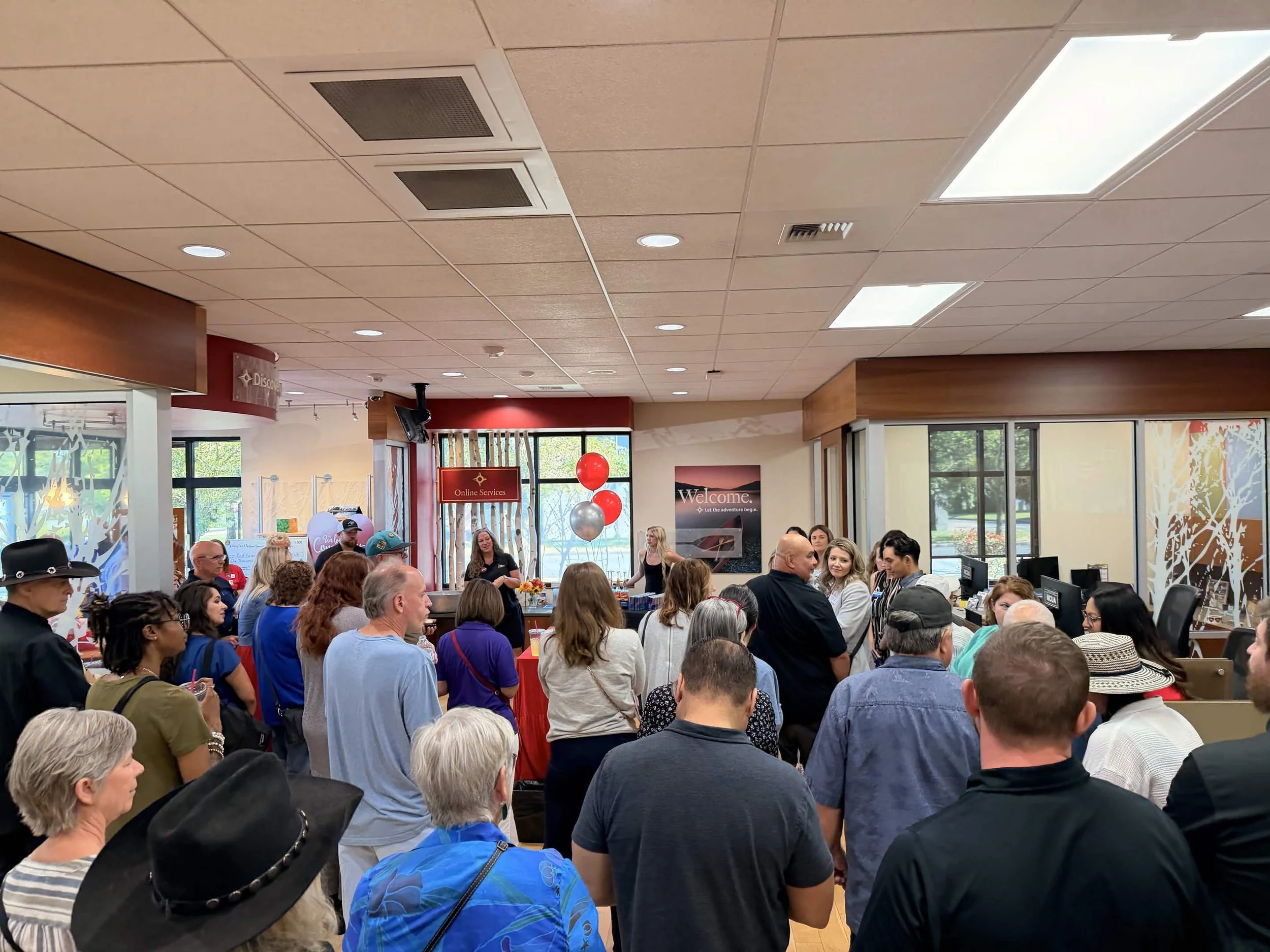Wake Up at Red Canoe Credit Union on Meridian