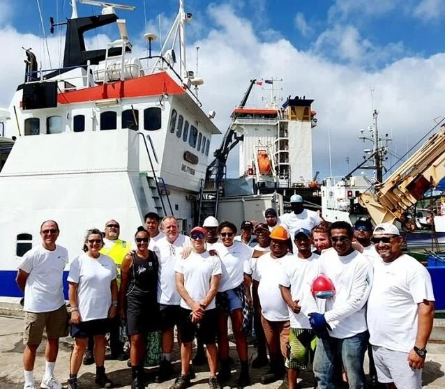 Research team spends festive season at sea