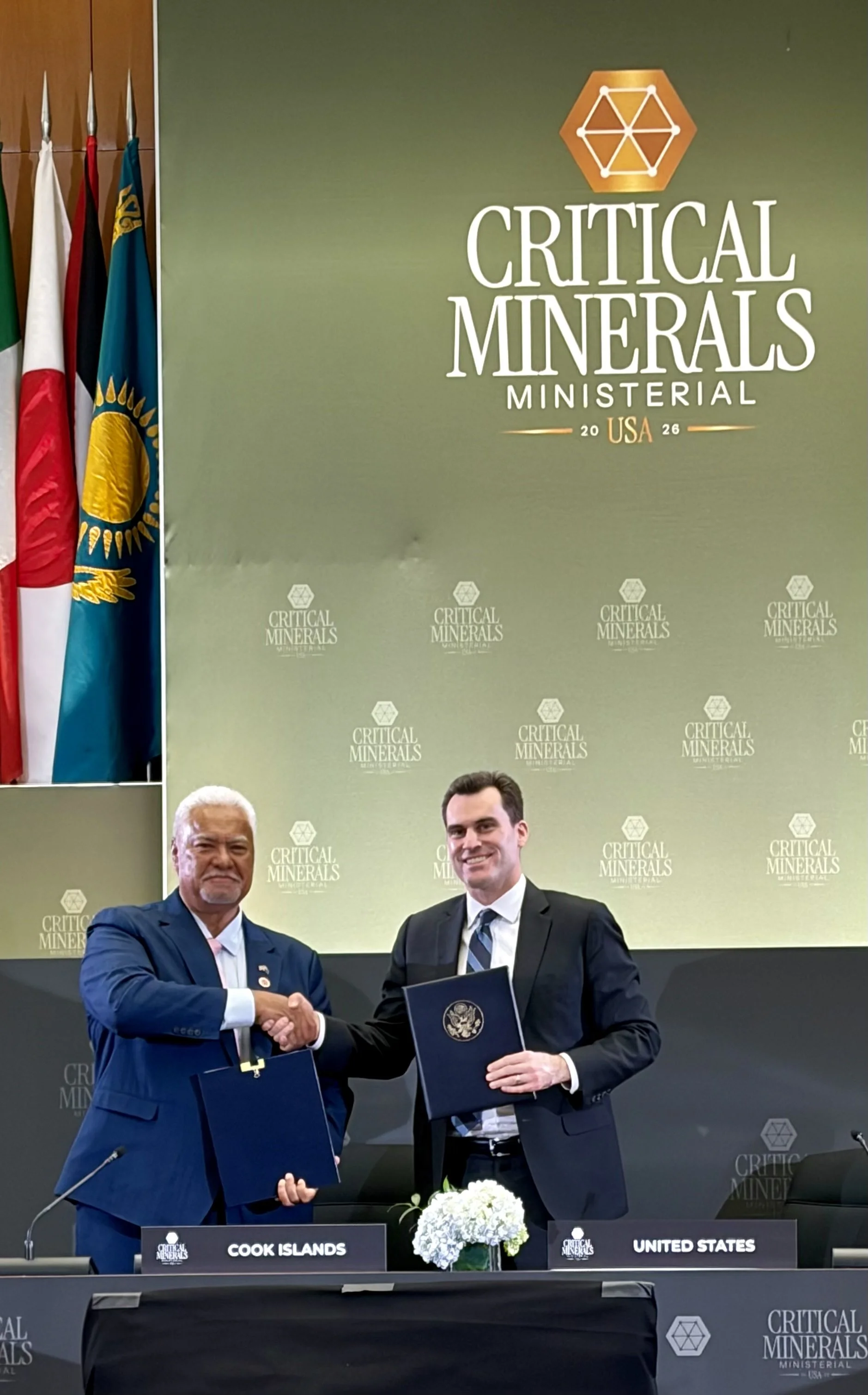 Cook Islands and United States Establish Strategic Framework for Critical Minerals Research and Supply Chain Security