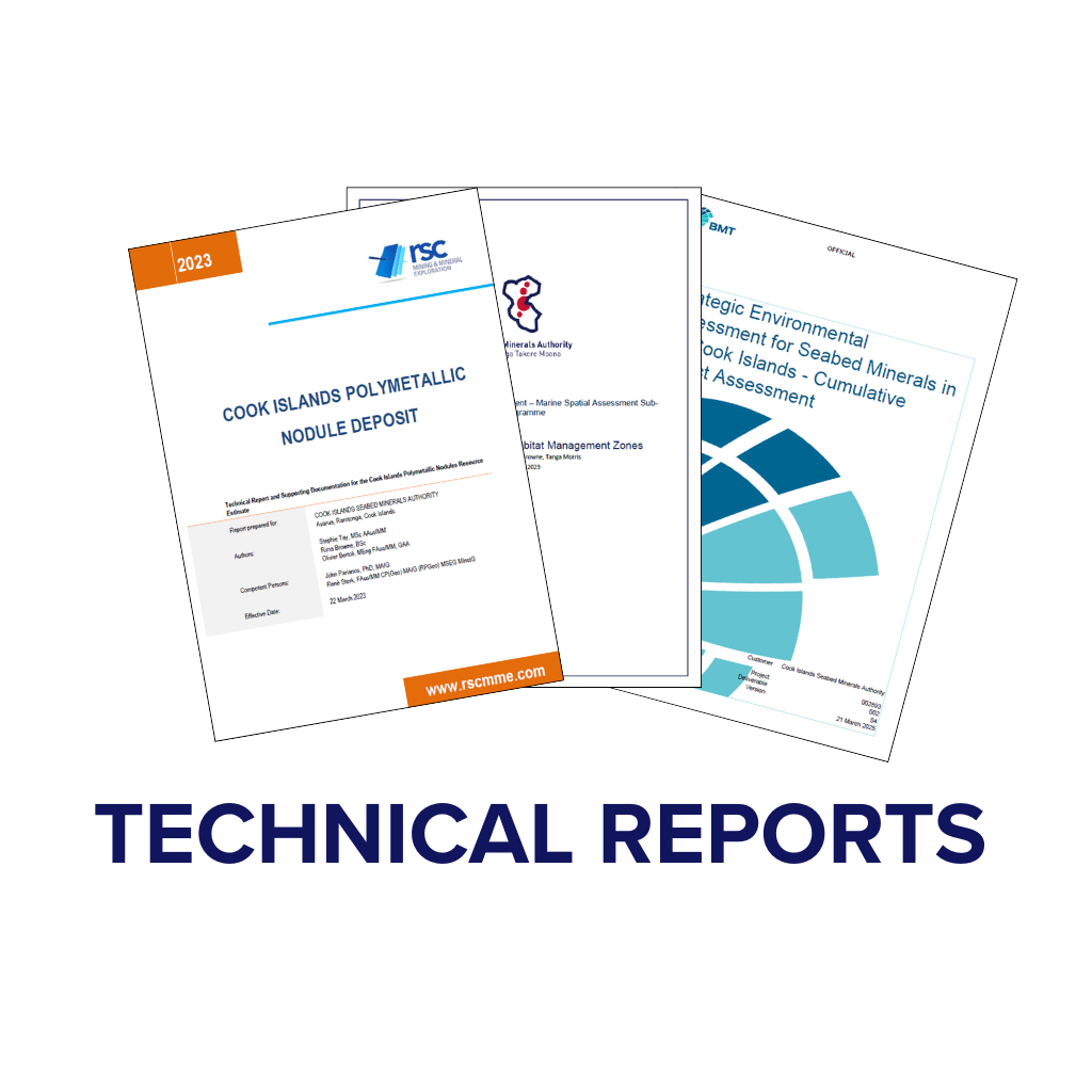 Cook Islands Seabed Minerals Authority - Technical Reports