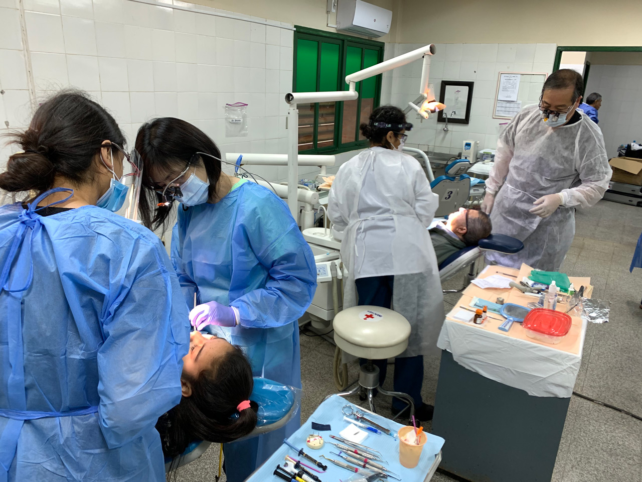 At work in the dental clinic!