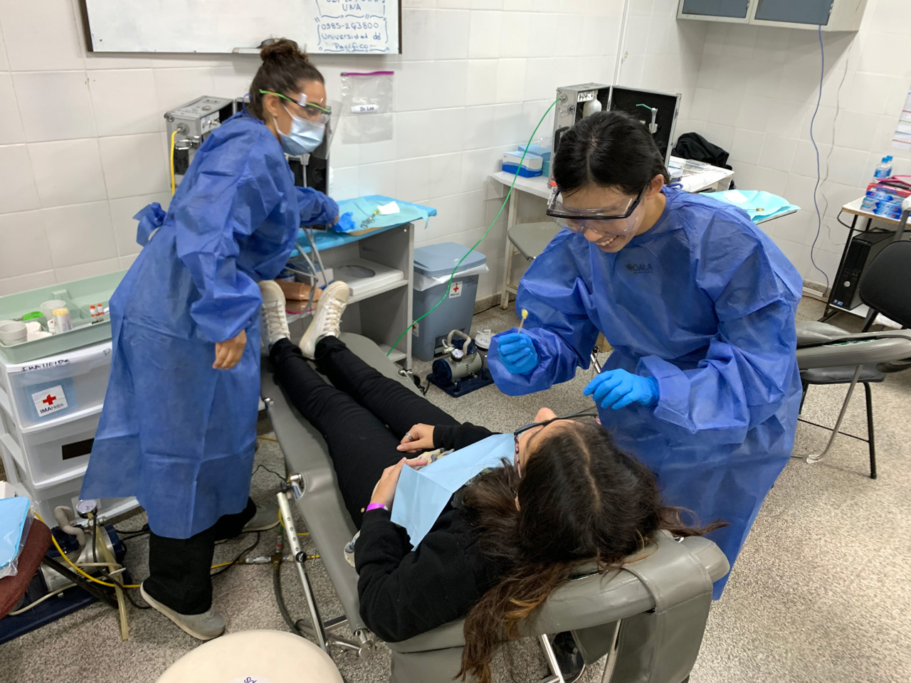 Unfortunately, many patients needed extractions.