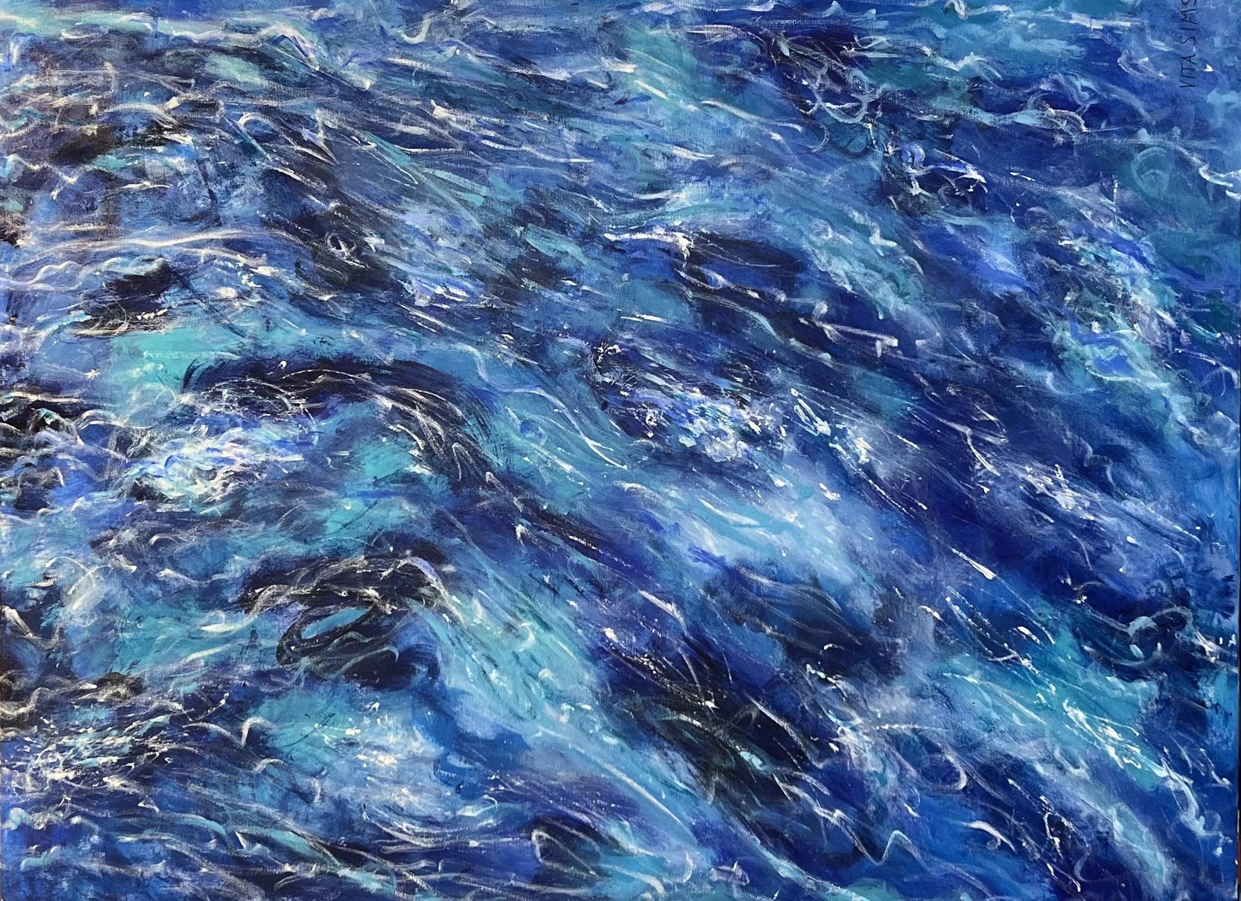 flowing water