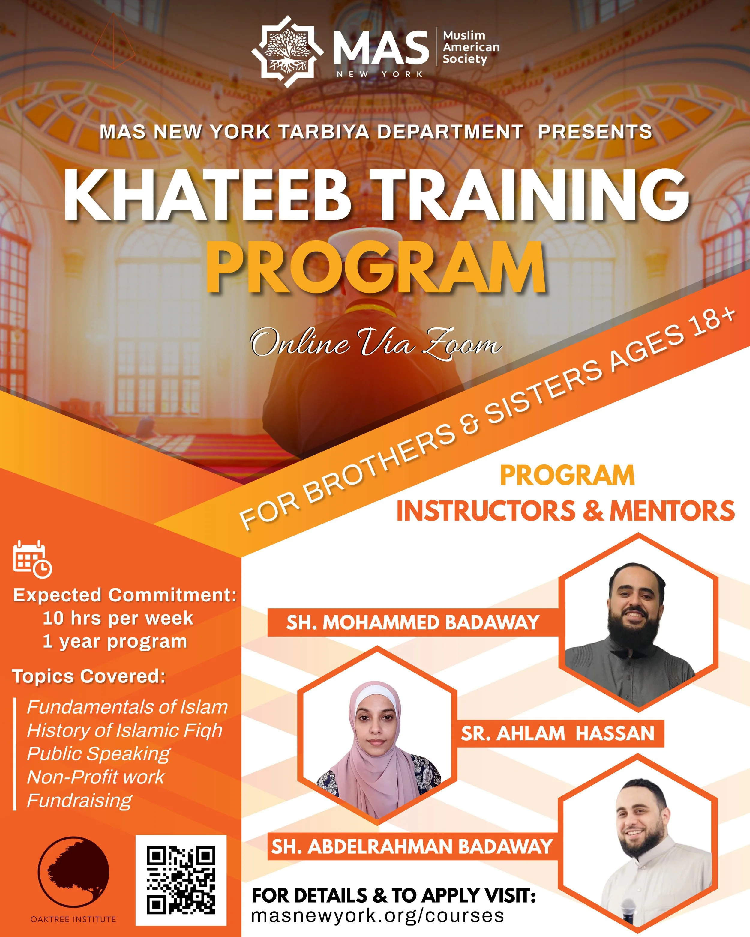 Musaned Training Courses — Muslim American Society of New York