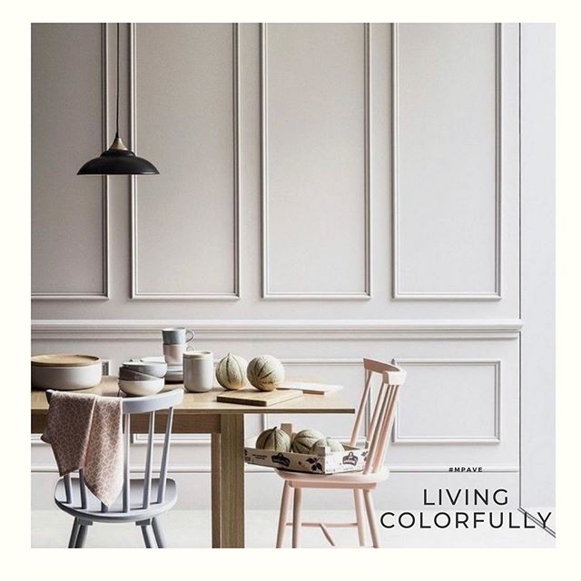 HELLO SPRING | This years design trends is all about color- big, bold or lovely subtle pastels.  And that wall panelling! Creates depth &amp; height in small spaces - no artwork required!

#MPAVE #realestate #apartmentliving #property #melbourne #spr