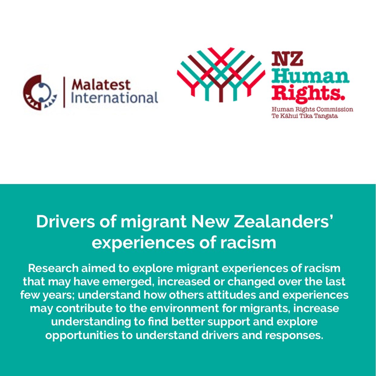 Drivers of migrant New Zealanders’ experiences of racism