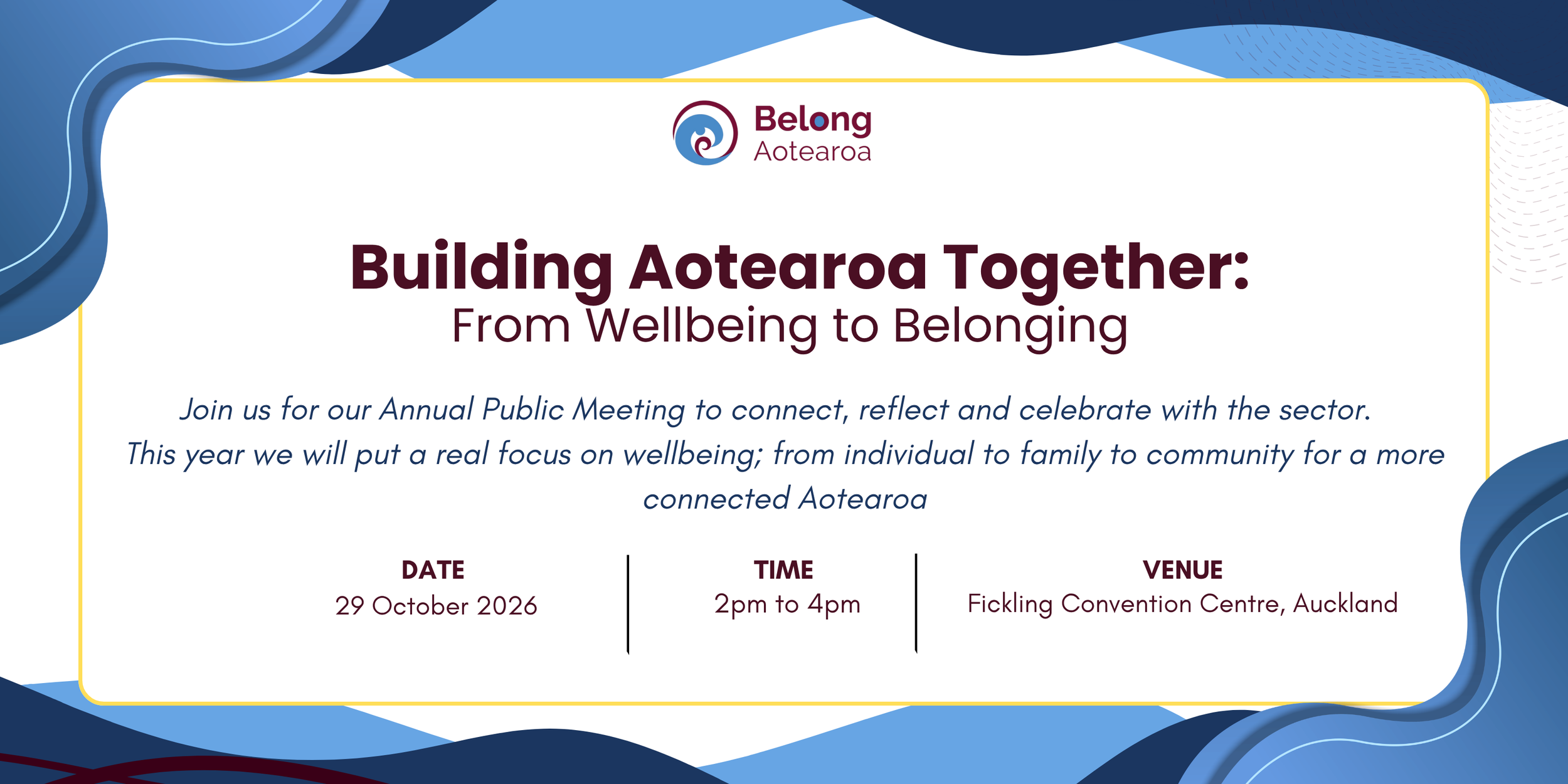 Building Aoteroa Together: From Wellbeing to Belonging