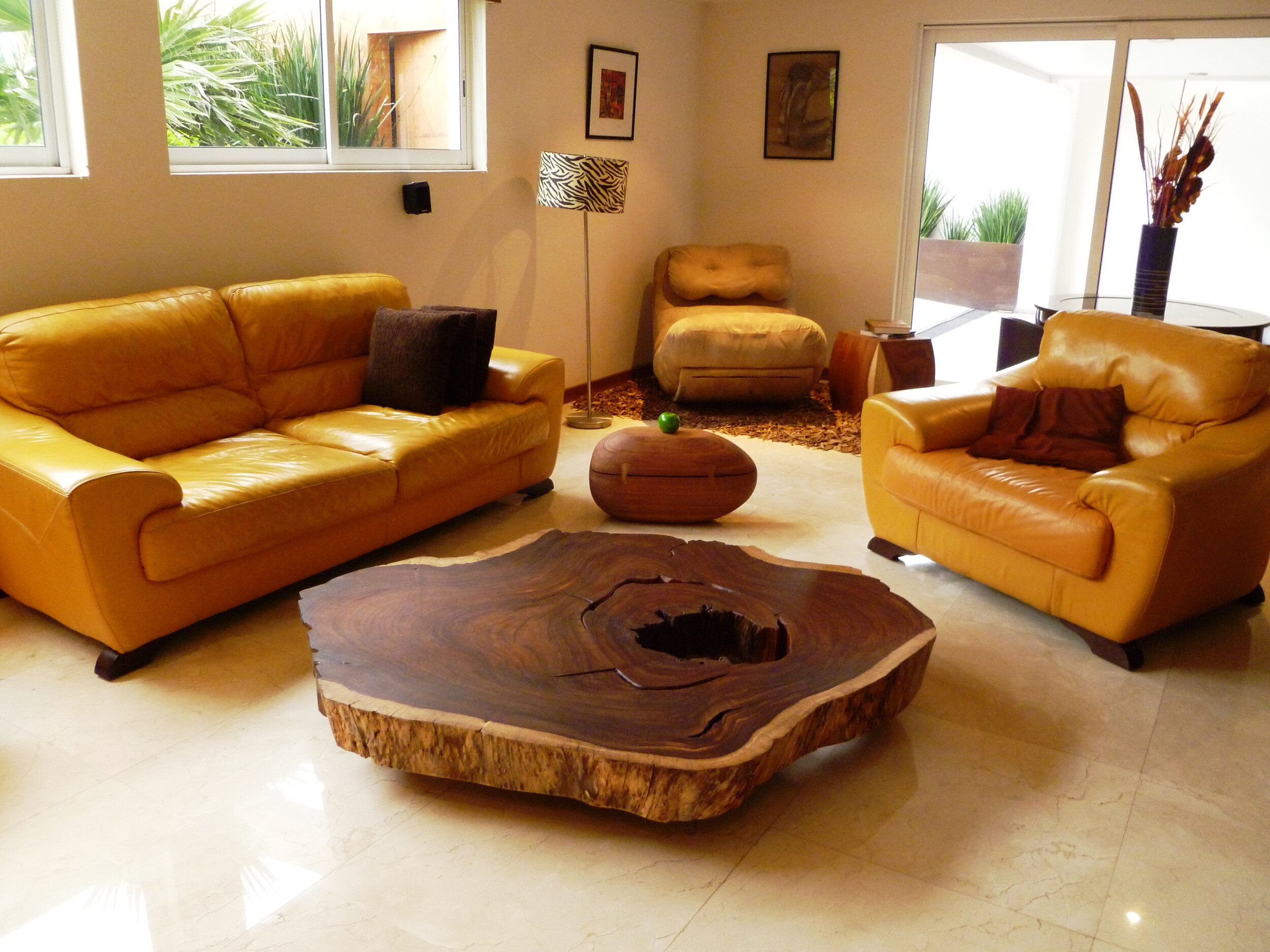 Mesa Slice Trunk / Mesa Huevo / Banco Convexo