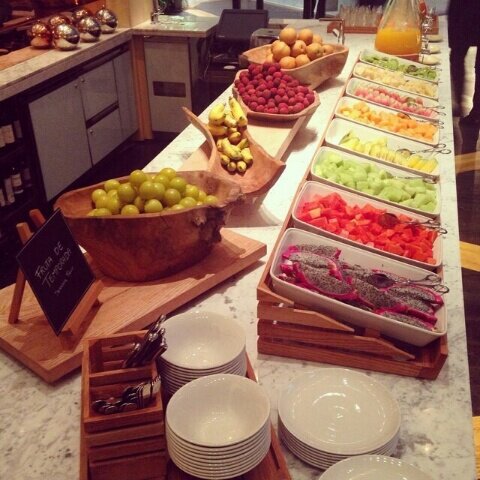 Montaje Buffet Elevaciones/Bowls/Fruteros
