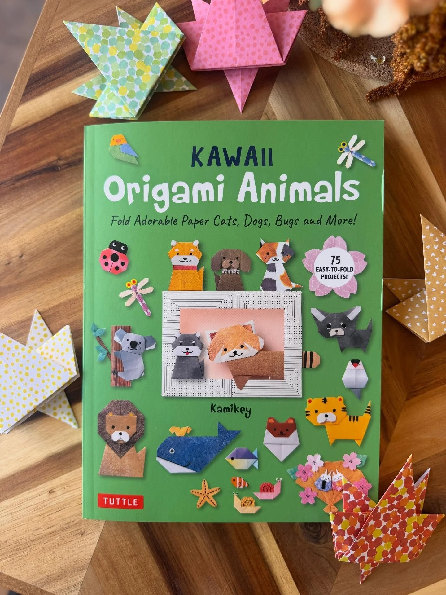 Get crafty with some Origami Animalsssss!!

I couldn&rsquo;t resist opening this book to find out how make some little maple leaves 🍁