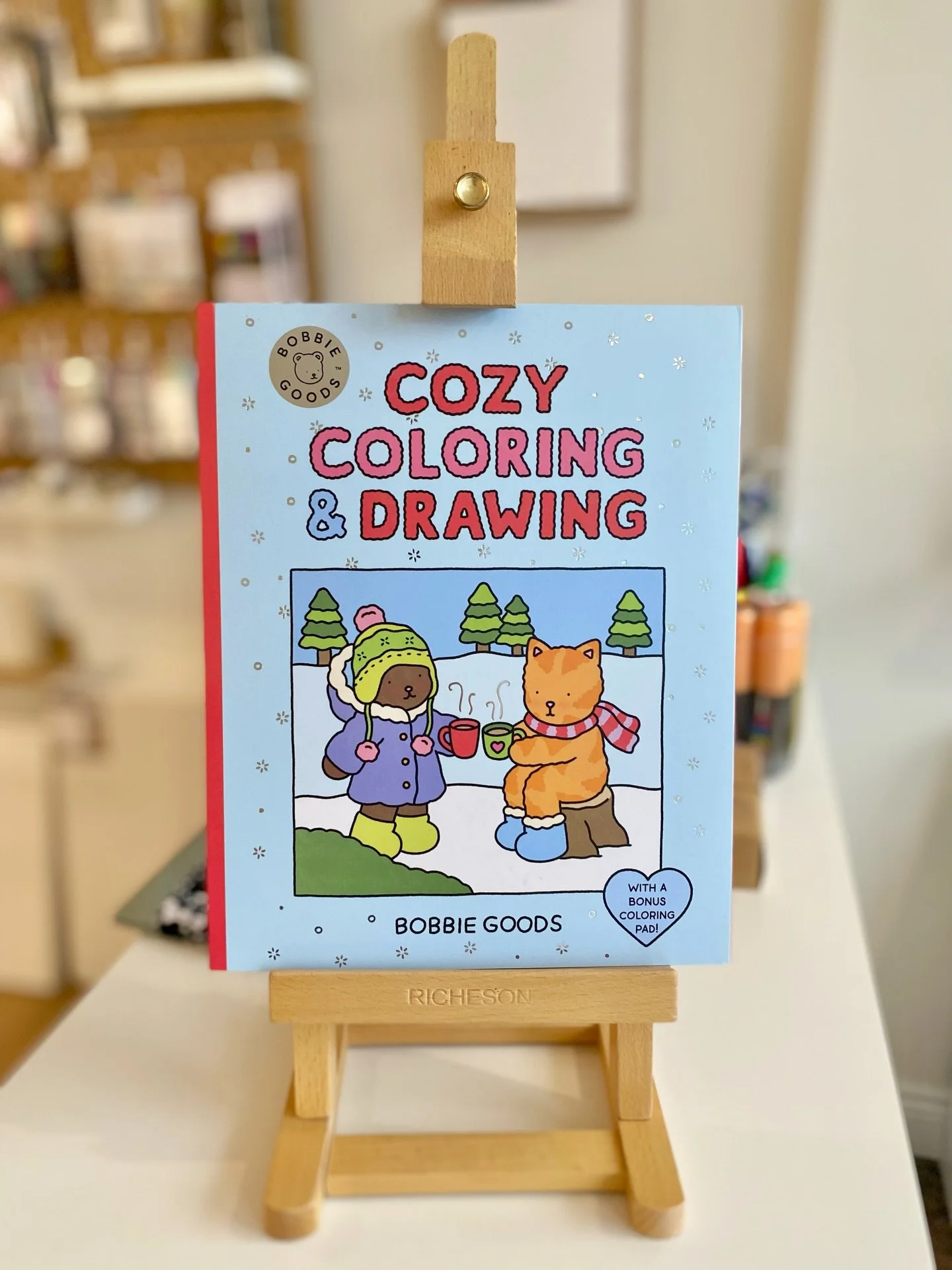 ⏰ The countdown is on&hellip;
Just 2 days until Christmas! 🎄
Cozy Colouring &amp; Drawing by Bobbie Goods is the perfect last-minute gift-sweet, relaxing, and SO cute to flip through.

We&rsquo;re open today and tomorrow (Christmas Eve) until 4PM-co