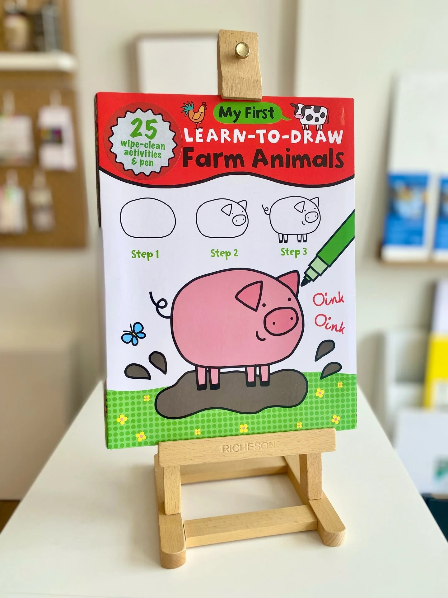 You asked, we listened 👀🎨

An art activity book for little ones is here! Our learn-to-draw farm animals book is perfect for ages 2+ 🐑