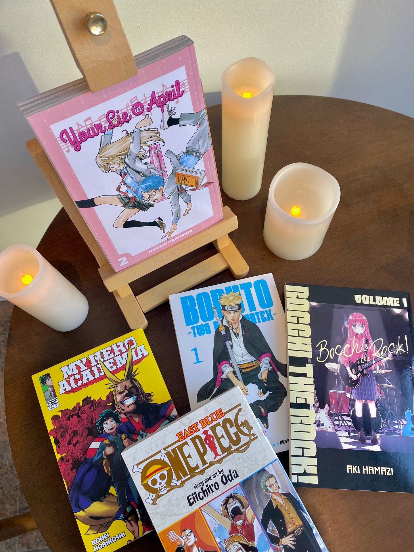 Did you know we carry manga in-store? 📚✨
One Piece, My Hero Academia, Bocchi the Rock &amp; more!

&bull;
&bull;
&bull;
#manga