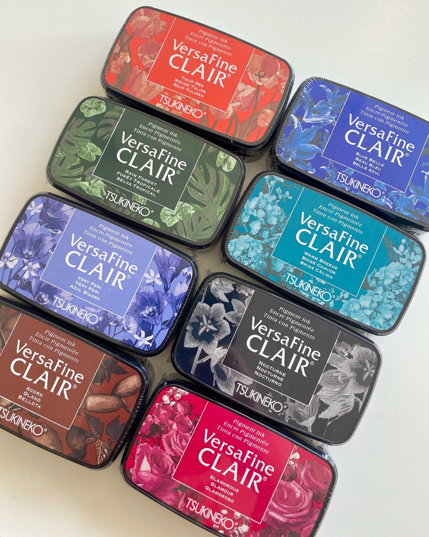 VersaFine Clair Pigment Ink ✨ The pigment ink stampers swear by for crisp details and fast drying rich colour.

In store now in a variety of colours, plus a gorgeous range of stamps to pair with them. Level up your stamping game!