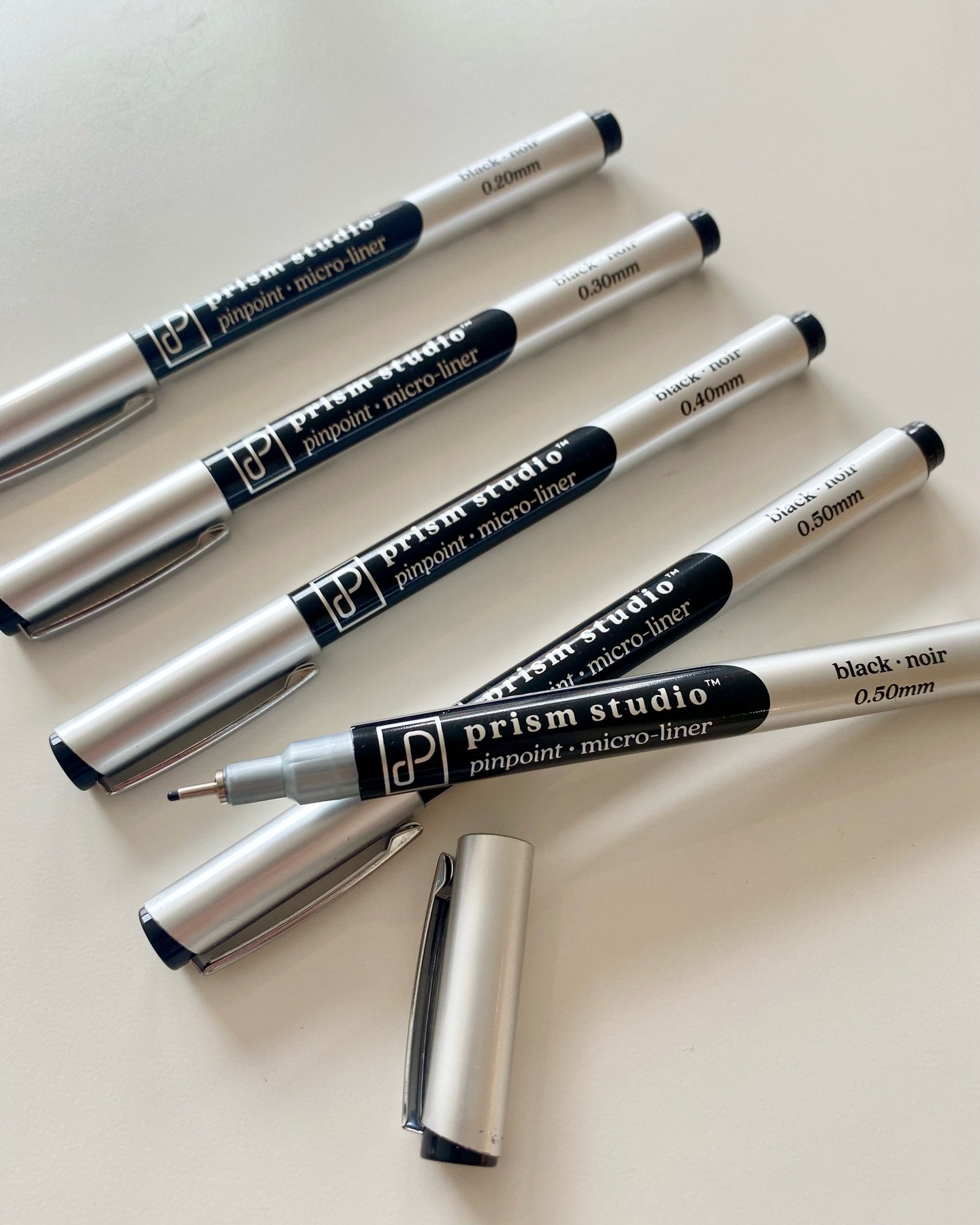 New product alert! 🖊️

Prism Studio&rsquo;s Pinpoint Microliner ultra-fine pens are here!

&bull; Pigment-based ink with Japanese tips
&bull; Acid-free, lightfast, and fade-resistant
&bull; Quick-drying, waterproof, and smudge-proof
&bull; Long-last