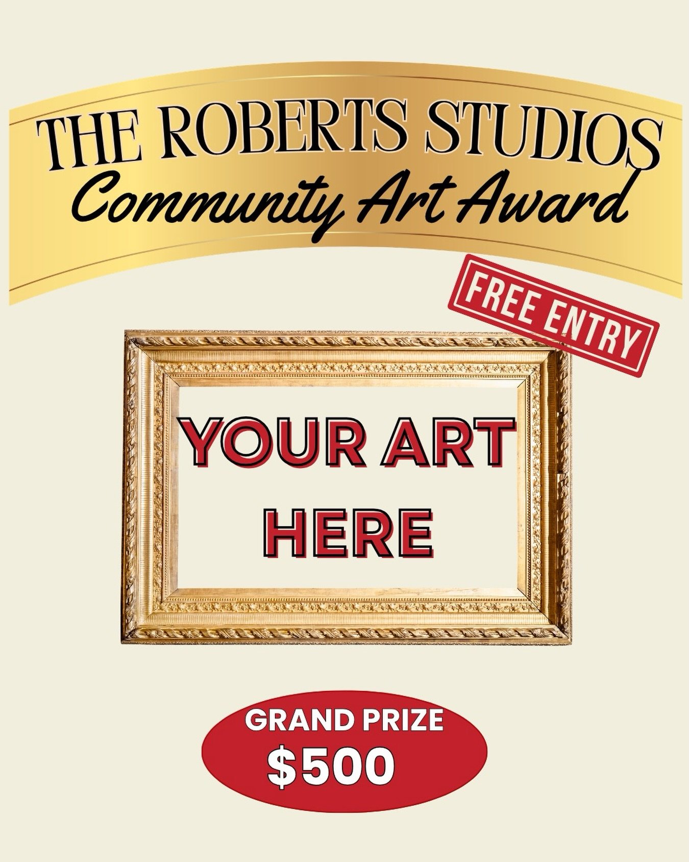Enter to win $500 in the Roberts Studios Community Art Award! 🎨

To celebrate our first anniversary, we&rsquo;re inviting local artists to share their work and be part of the Grey County + South Georgian Bay creative community.

Prizes 🏆 &bull; $50