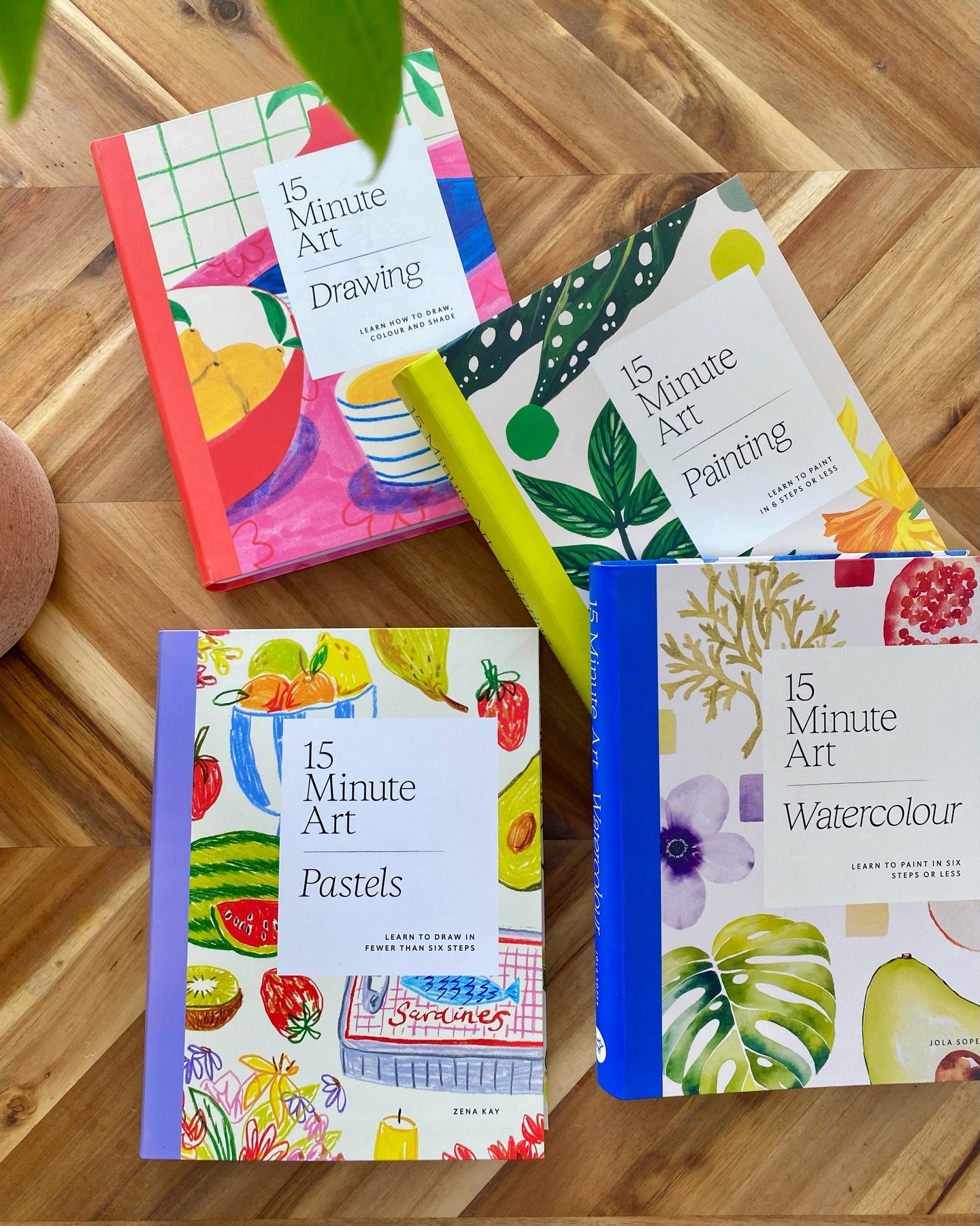 A new addition to your favourite 15-minute art series: Pastels! 🎨 Swipe to take a peak. Just released April 21st, so it&rsquo;s hot off the presses!