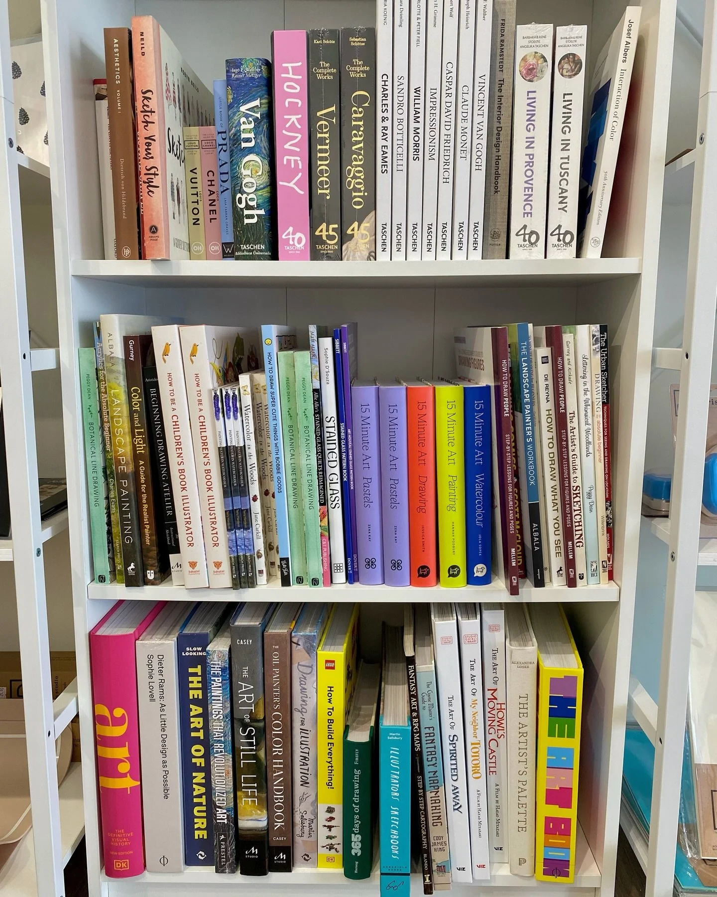 Can one ever have too many art books? We think not. 📒🎨 Stop by and browse these and more!
