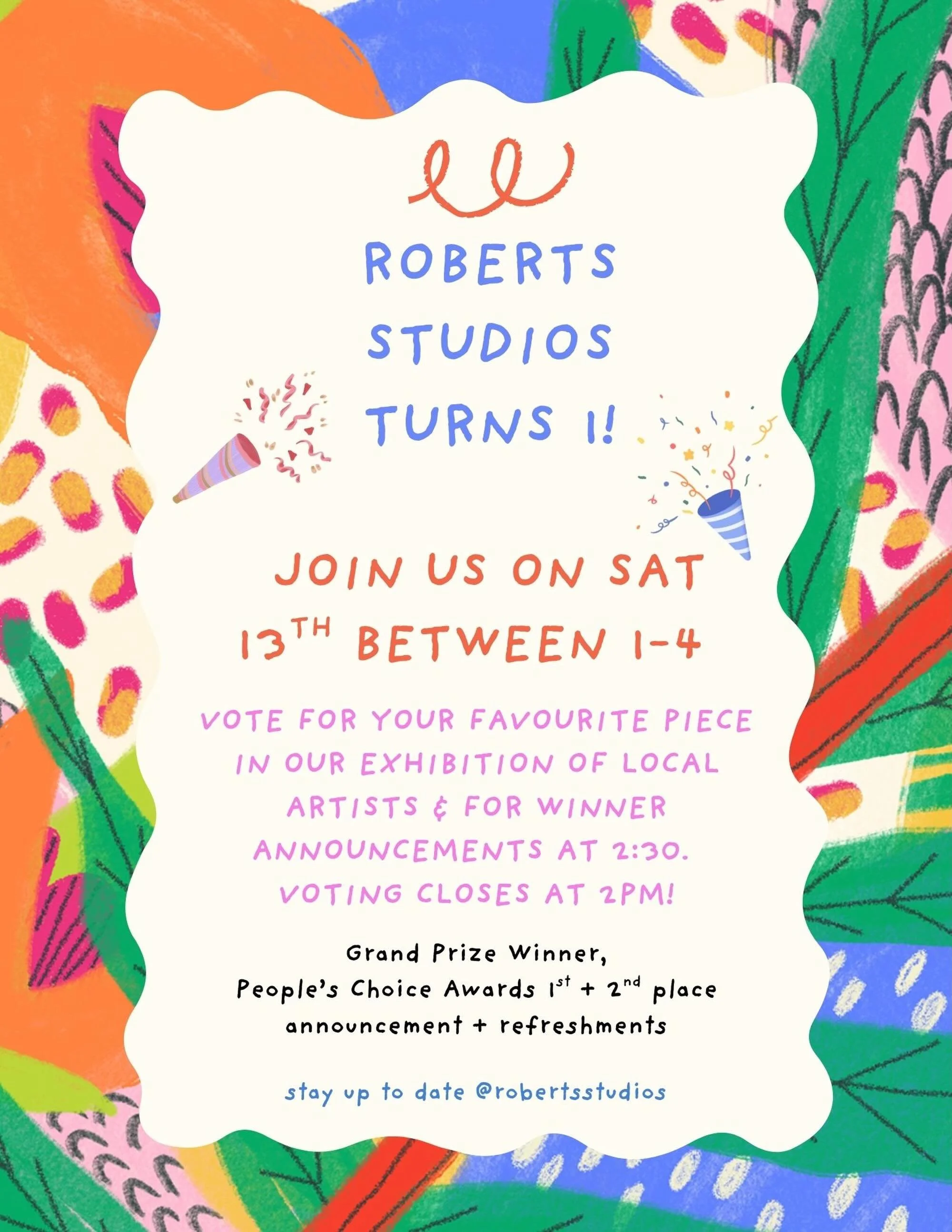 🎉It&rsquo;s our birthday! 🎉

Having your beautiful artwork in the shop has been a wonderful way to celebrate our birthday week. Help us, and your favourite local artist, by coming into the shop this Saturday to vote for your favourite!✨

Voting for
