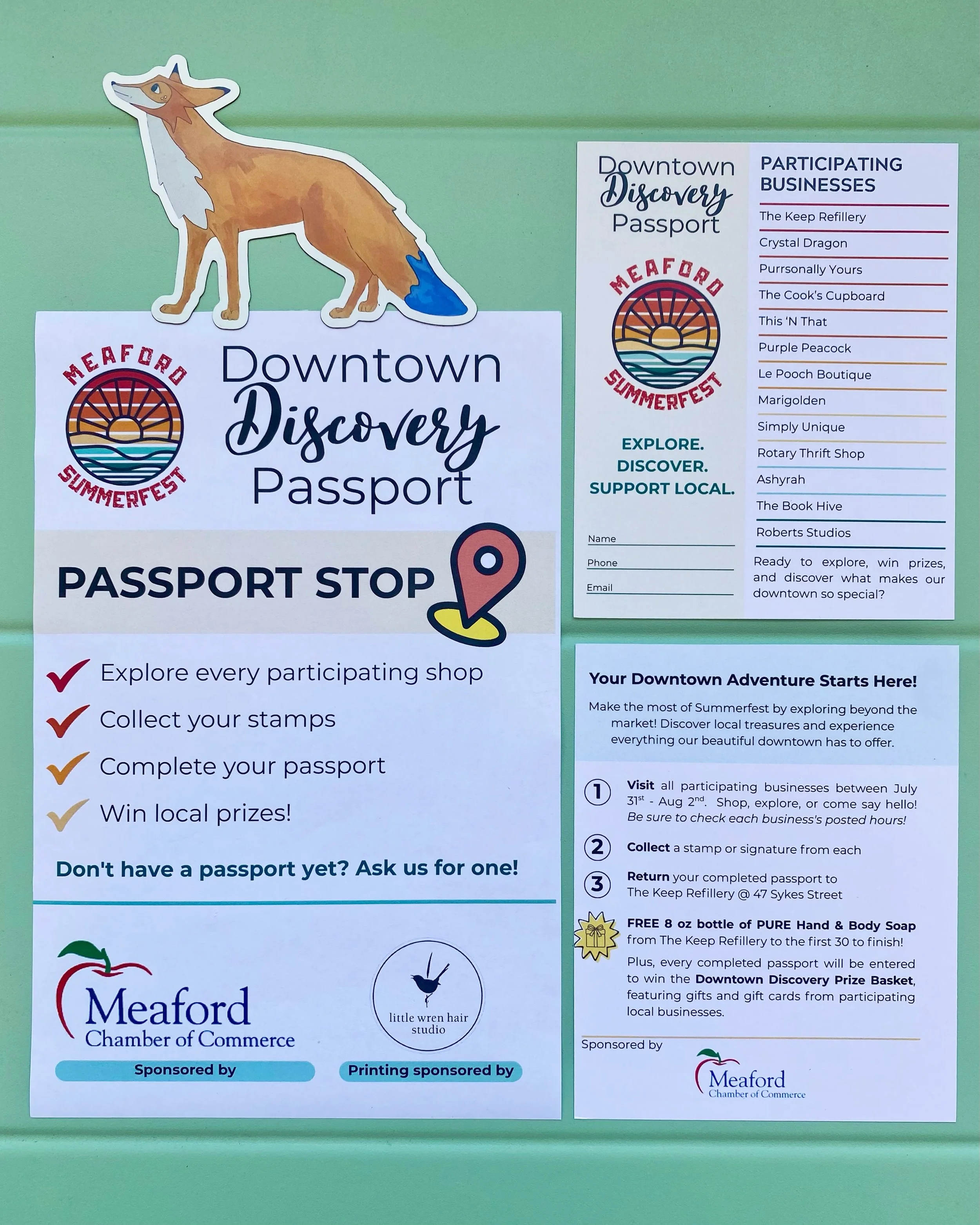 Have plans this weekend 🏖️? CANCEL THEM (just kidding- mostly). Get your passports, it&rsquo;s time for Meaford Summerfest! Pick up a Downtown Discovery passport from the Apple or any participating business from July 31st-August 2nd. Collect a signa