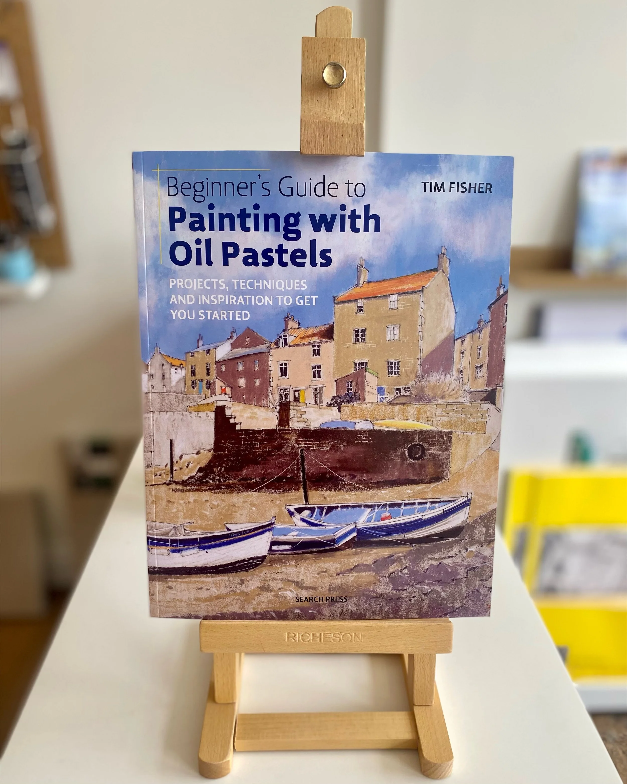 New to oil pastels? 🖍️ This one&rsquo;s for you! Full of techniques and Inspo to get you going. Order online for pickup or shop in store from 11am-4pm tomorrow!